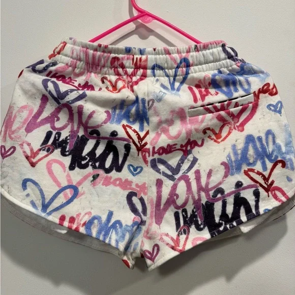 Isabel Marant White and Pink Athletic Shorts - Picture 2 of 8